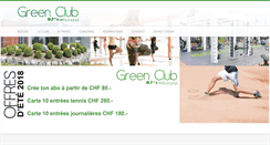 Desktop Screenshot of green-club.ch